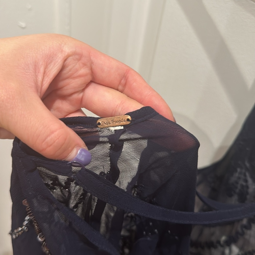 Sparkly Blue Top - Picture 4 of 4